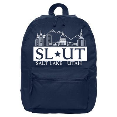 Salt Lake City Utah UT Hometown Home State Pride 16 in Basic Backpack