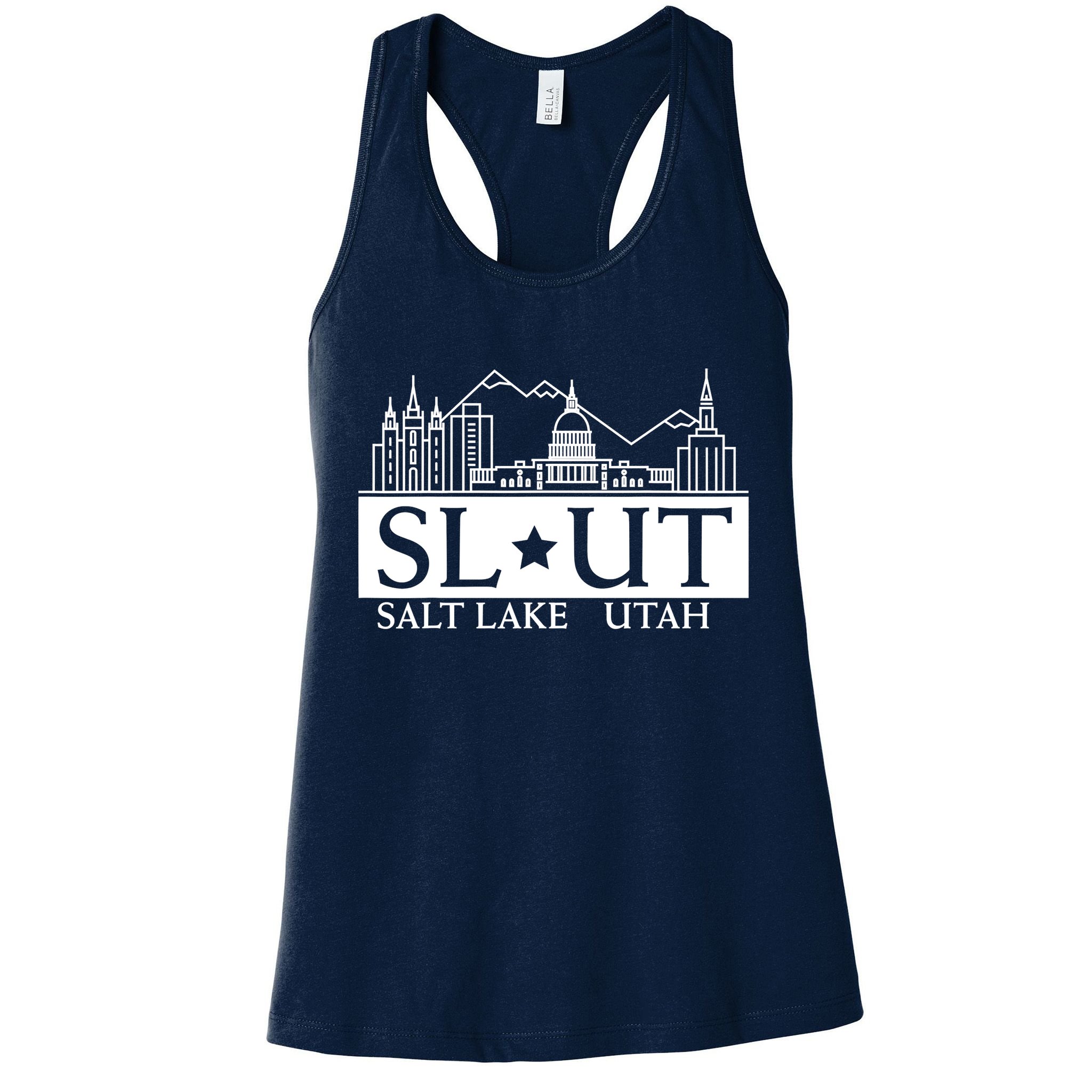 Salt Lake City Utah UT Hometown Home State Pride Womens Tank Top
