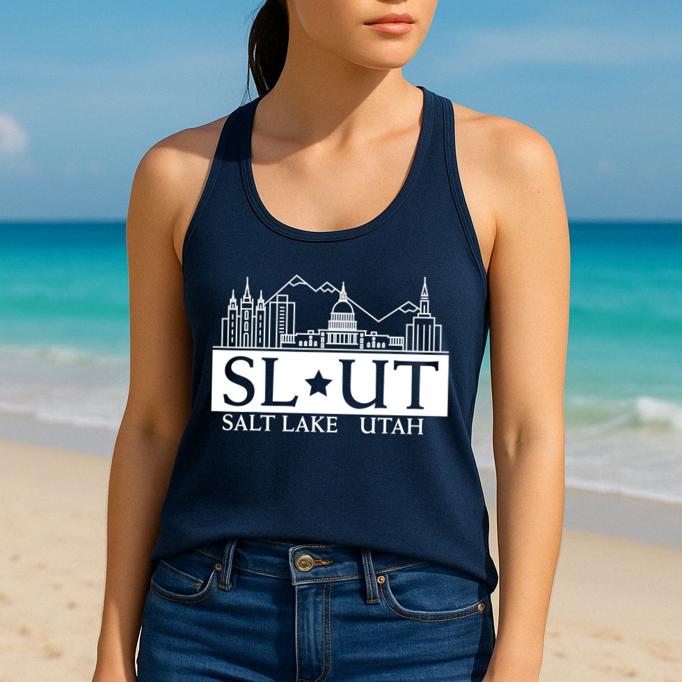 Salt Lake City Utah UT Hometown Home State Pride Womens Tank Top