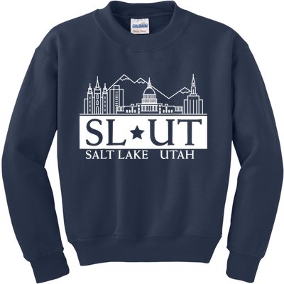 Salt Lake City Utah UT Hometown Home State Pride Kids Sweatshirt