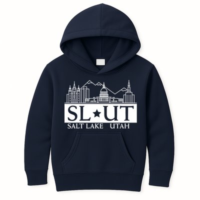 Salt Lake City Utah UT Hometown Home State Pride Kids Hoodie