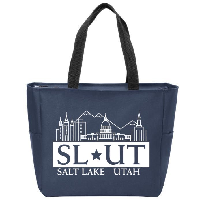 Salt Lake City Utah UT Hometown Home State Pride Zip Tote Bag