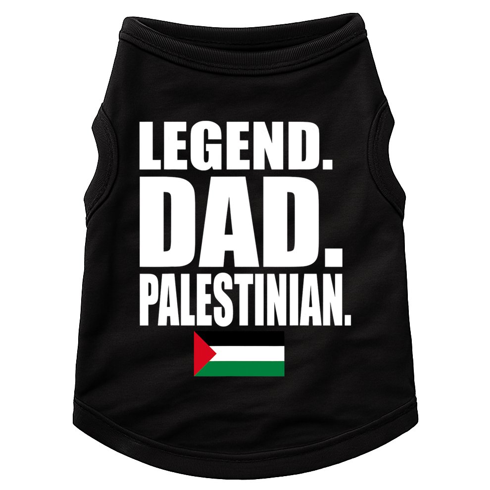 Storecastle: Legend Dad Palestinian Flag Funny Gift Doggie Tank