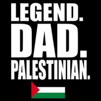 Storecastle: Legend Dad Palestinian Flag Funny Gift Impact Tech Backpack