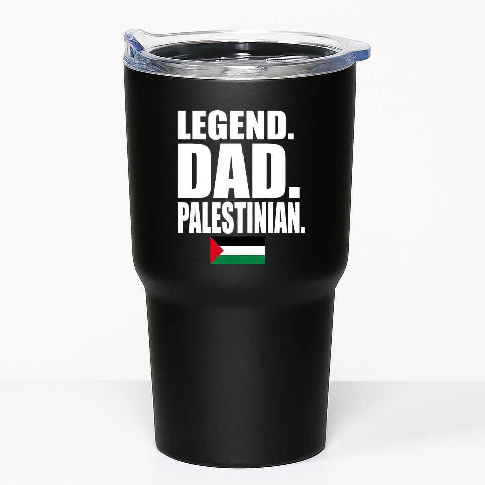 Storecastle: Legend Dad Palestinian Flag Funny Gift Tumbler