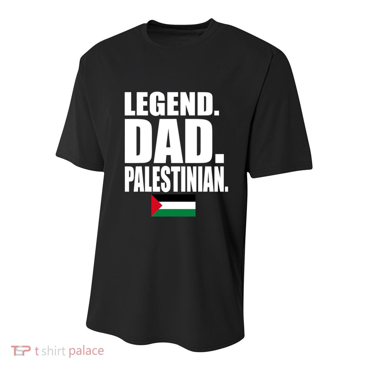 Storecastle: Legend Dad Palestinian Flag Funny Gift Youth Performance Sprint T-Shirt