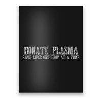 Save Lives Donate Plasma Poster