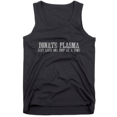 Save Lives Donate Plasma Tank Top