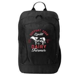 Support Local Dairy Farmer City Backpack