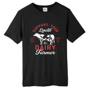 Support Local Dairy Farmer Tall Fusion ChromaSoft Performance T-Shirt