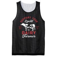 Support Local Dairy Farmer Mesh Reversible Basketball Jersey Tank