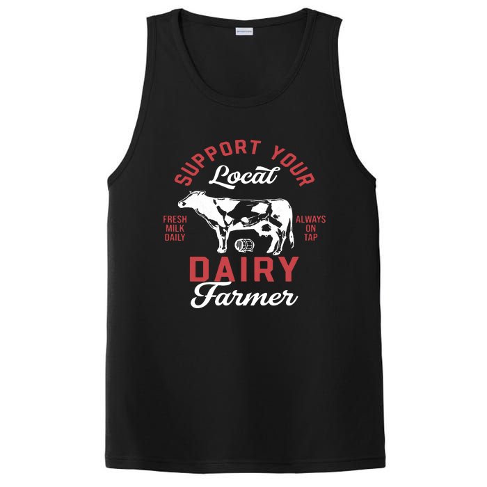 Support Local Dairy Farmer PosiCharge Competitor Tank