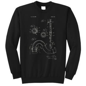 Saxophone Love Draw Of Details Music Lover Tall Sweatshirt