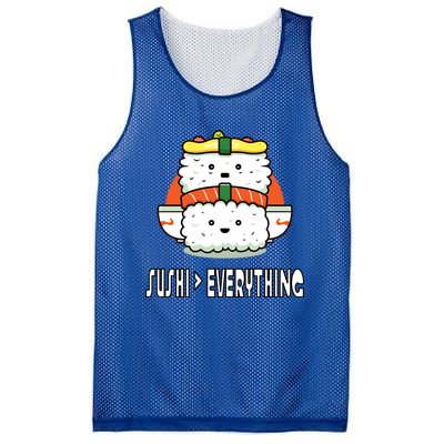 Sushi Lovers Delight Funny Gift Mesh Reversible Basketball Jersey Tank