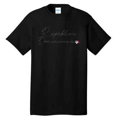 Simple Love Dominican Flag Heart On RepúBlica Dominicana Tall T-Shirt