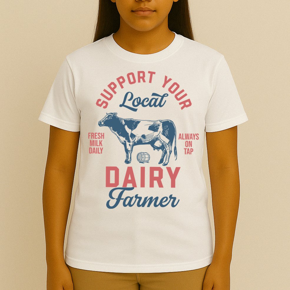 Support Local Dairy Farmer T-Shirt
