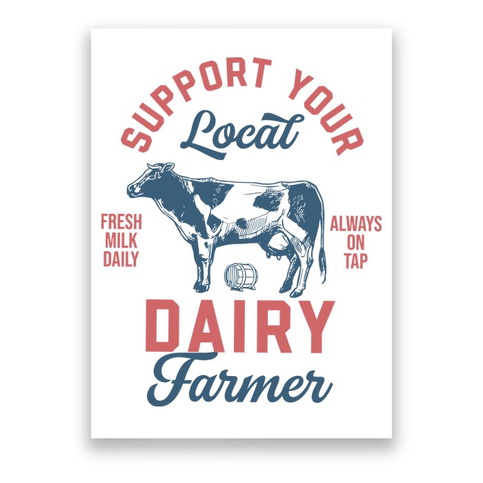 Support Local Dairy Farmer Poster