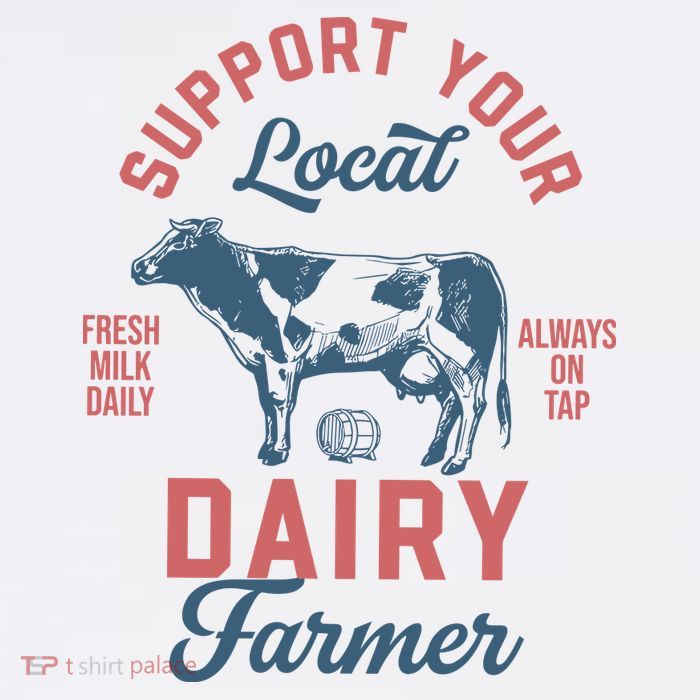 Support Local Dairy Farmer Baby Bodysuit