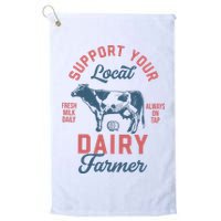 Support Local Dairy Farmer Golf Towel