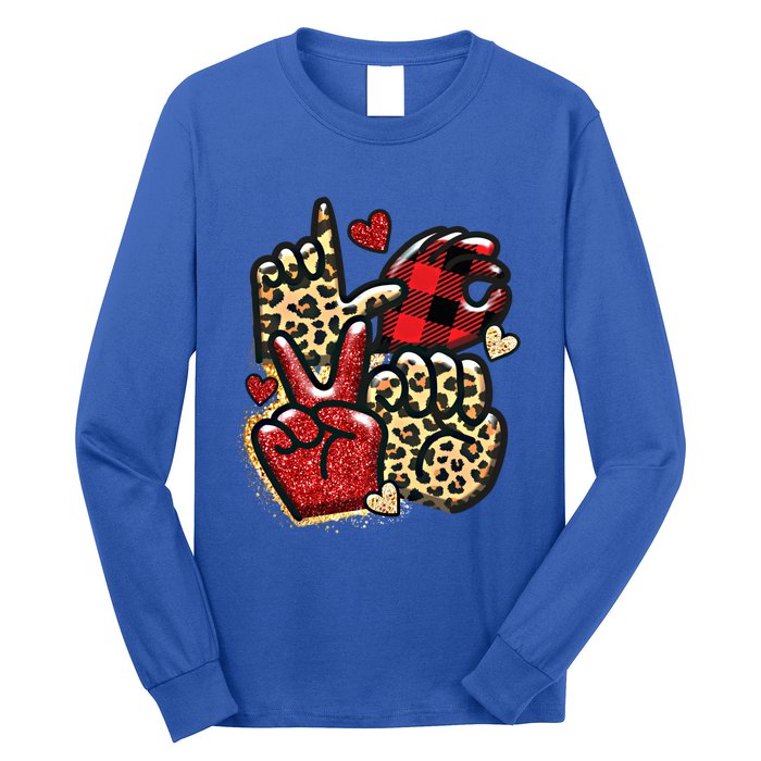 Sign Language Deaf Valentines Day Love Asl Finger Spelling Cute Gift Long Sleeve Shirt