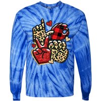 Sign Language Deaf Valentines Day Love Asl Finger Spelling Cute Gift Tie-Dye Long Sleeve Shirt