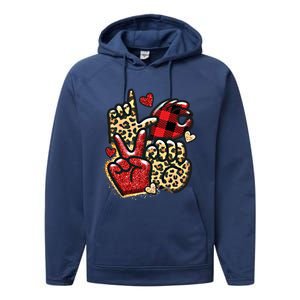 Sign Language Deaf Valentines Day Love Asl Finger Spelling Cute Gift Performance Fleece Hoodie