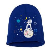 Sandwich Lover Design For Fishing And Astronaut Fans Gift Short Acrylic Beanie