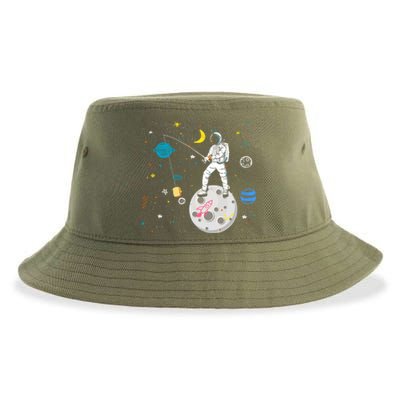 Sandwich Lover Design For Fishing And Astronaut Fans Gift Sustainable Bucket Hat