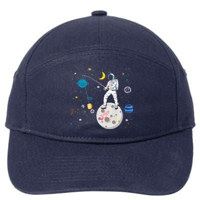 Sandwich Lover Design For Fishing And Astronaut Fans Gift 7-Panel Snapback Hat