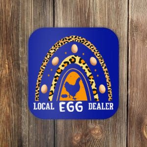 Support Local Egg Dealer Supplier Funny Chicken Lover Coaster