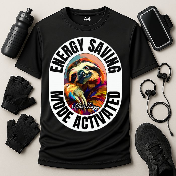 Sloth Lover Energy Saving Mode Activated Sloth Performance Shirt