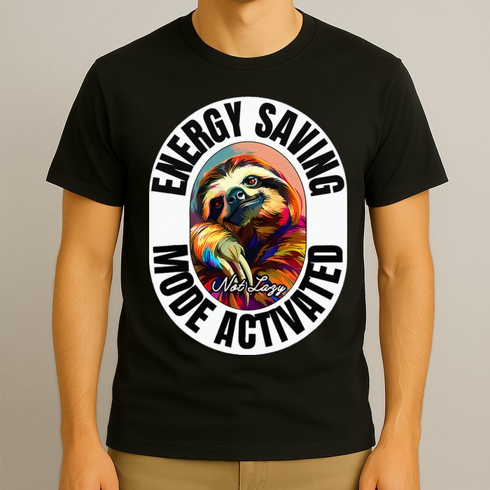 Sloth Lover Energy Saving Mode Activated Sloth T-Shirt