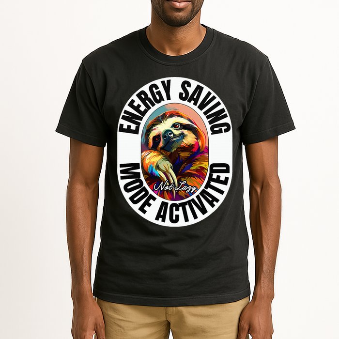 Sloth Lover Energy Saving Mode Activated Sloth Tall T-Shirt