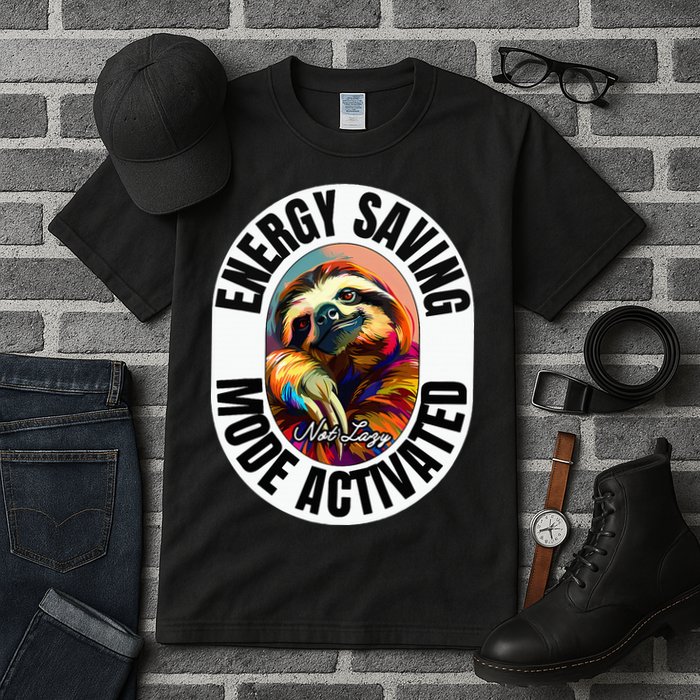 Sloth Lover Energy Saving Mode Activated Sloth Tall T-Shirt