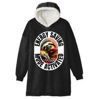 Sloth Lover Energy Saving Mode Activated Sloth Hooded Wearable Blanket