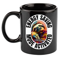 Sloth Lover Energy Saving Mode Activated Sloth 11oz C Handle Ceramic Mug