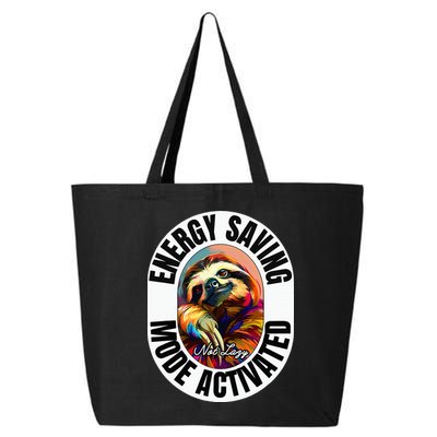 Sloth Lover Energy Saving Mode Activated Sloth 25L Jumbo Tote