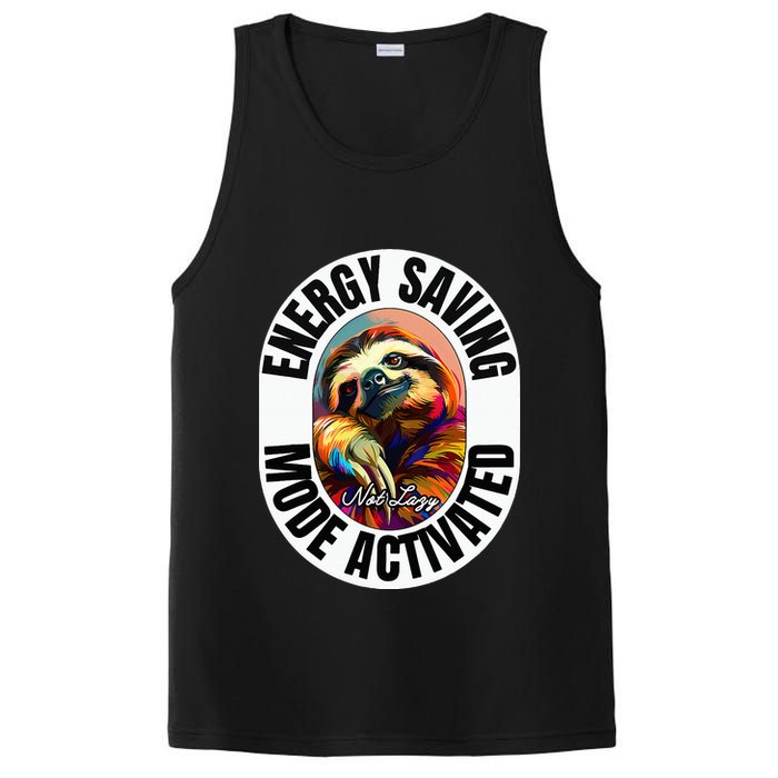 Sloth Lover Energy Saving Mode Activated Sloth PosiCharge Competitor Tank