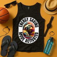 Sloth Lover Energy Saving Mode Activated Sloth Tank Top