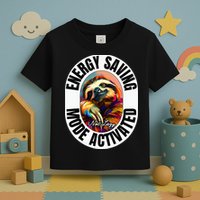 Sloth Lover Energy Saving Mode Activated Sloth Toddler T-Shirt