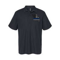 Support Law Enforcement Police Missouri Officer Blue Softstyle Adult Sport Polo