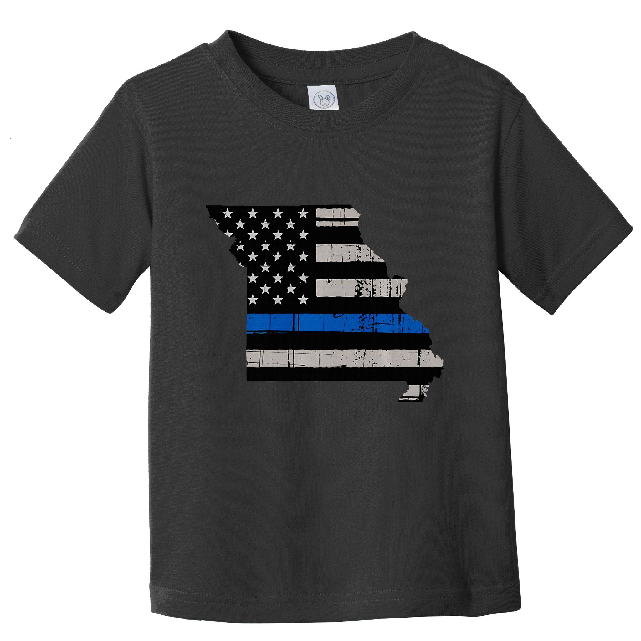 Support Law Enforcement Police Missouri Officer Blue Toddler T-Shirt