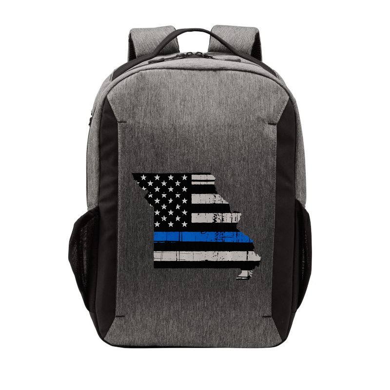 Support Law Enforcement Police Missouri Officer Blue Vector Backpack