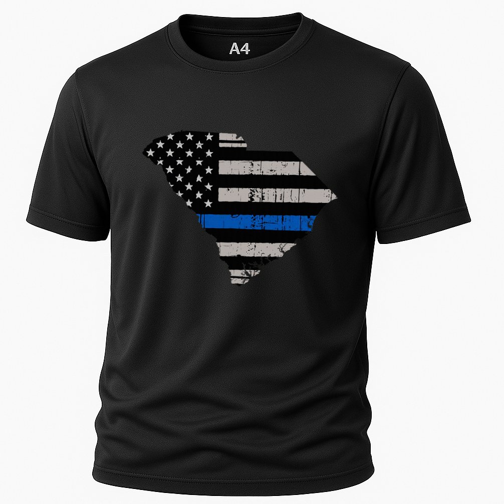 Support Law Enforcement South Carolina Police Officer Performance Shirt
