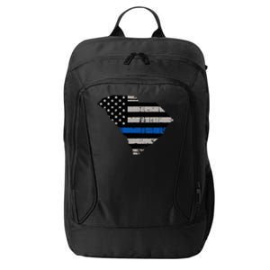 Support Law Enforcement South Carolina Police Officer City Backpack