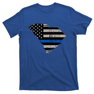 Support Law Enforcement South Carolina Police Officer T-Shirt