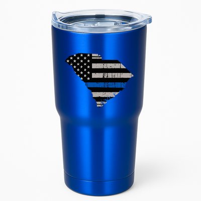 Support Law Enforcement South Carolina Police Officer Tumbler