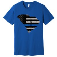 Support Law Enforcement South Carolina Police Officer Premium T-Shirt