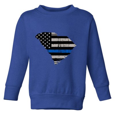 Support Law Enforcement South Carolina Police Officer Toddler Sweatshirt