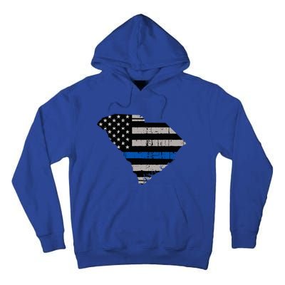 Support Law Enforcement South Carolina Police Officer Tall Hoodie